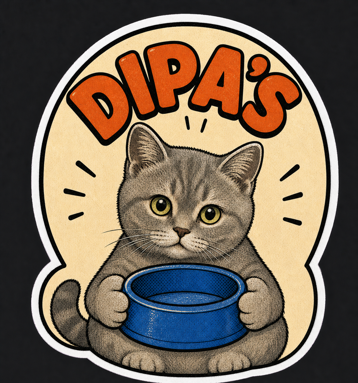 DIPA cat sticker